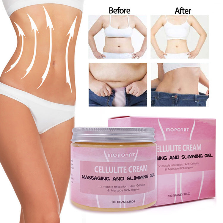 Cellulite cream slimming gel with before and after results for a toned waist, FashionRay