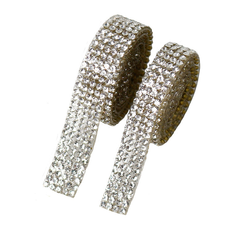Sparkling rhinestone trim rolls for fashion accessories at FashionRay