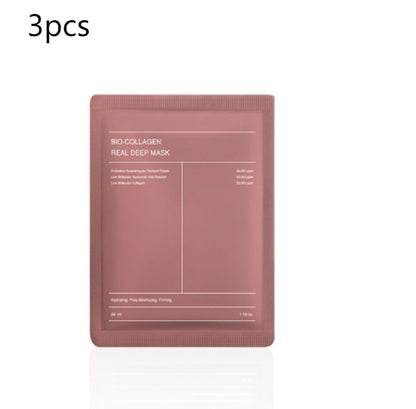 Bio-Collagen Real Deep Mask 3pcs pack, hydrating skincare sheet mask by FashionRay