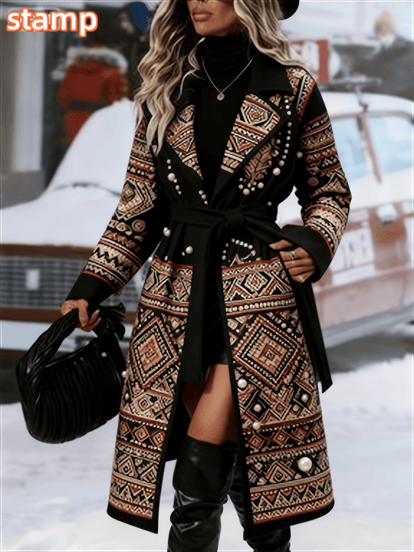 Fashionable Casual Long Coat
