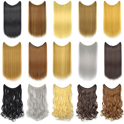 Assorted straight and wavy hair extensions in multiple colors, FashionRay beauty accessories