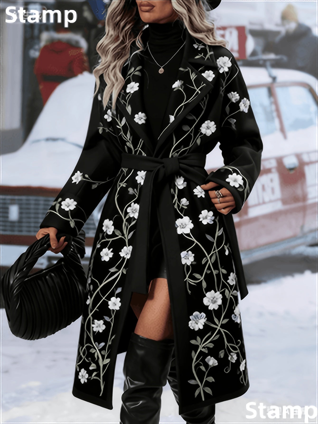 Fashionable Casual Long Coat