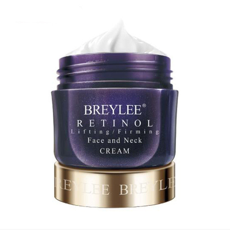 BREYLEE Retinol Face and Neck Cream jar for firming and lifting, skincare at FashionRay