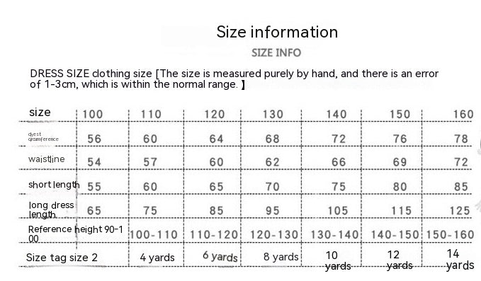 FashionRay dress size chart with bust, waist, and dress length measurements in centimeters.