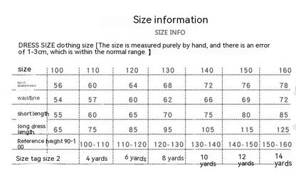 FashionRay dress size chart with bust, waist, and dress length measurements in centimeters.