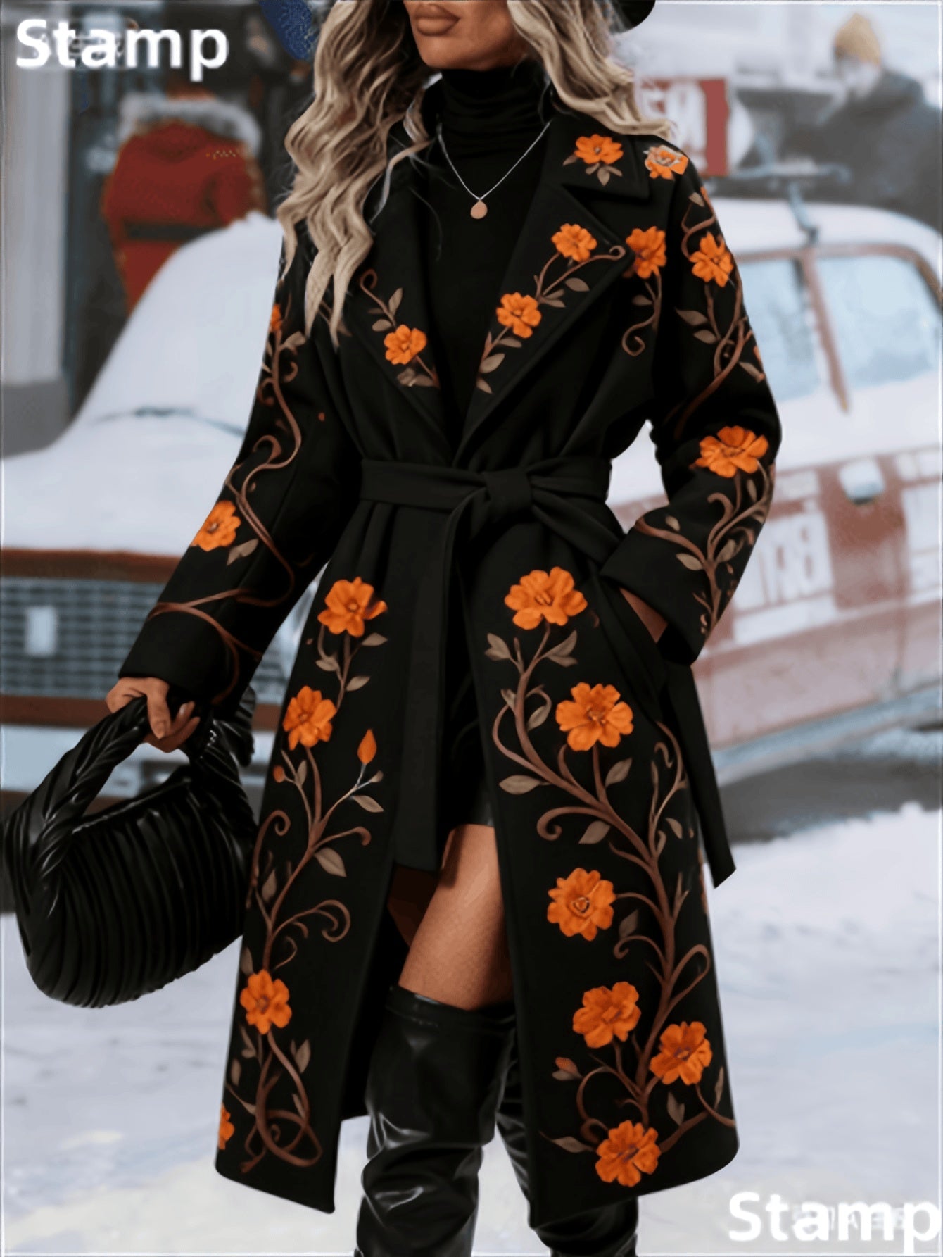 Fashionable Casual Long Coat