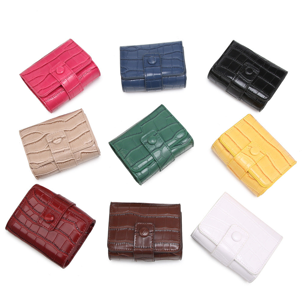 Colorful crocodile pattern card wallets, trendy fashion accessories by FashionRay