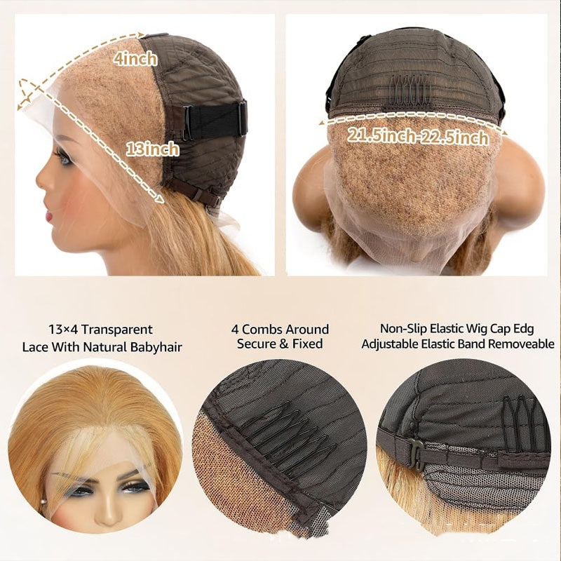 Transparent lace wig cap with adjustable elastic band, wig combs, and natural hairline design by FashionRay.