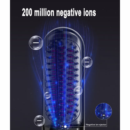 Negative ion hairbrush emitting 200 million ions, FashionRay beauty accessory